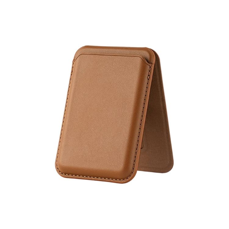 Picture of PU Foldable Magnetic Card Holder with Phone Stand
