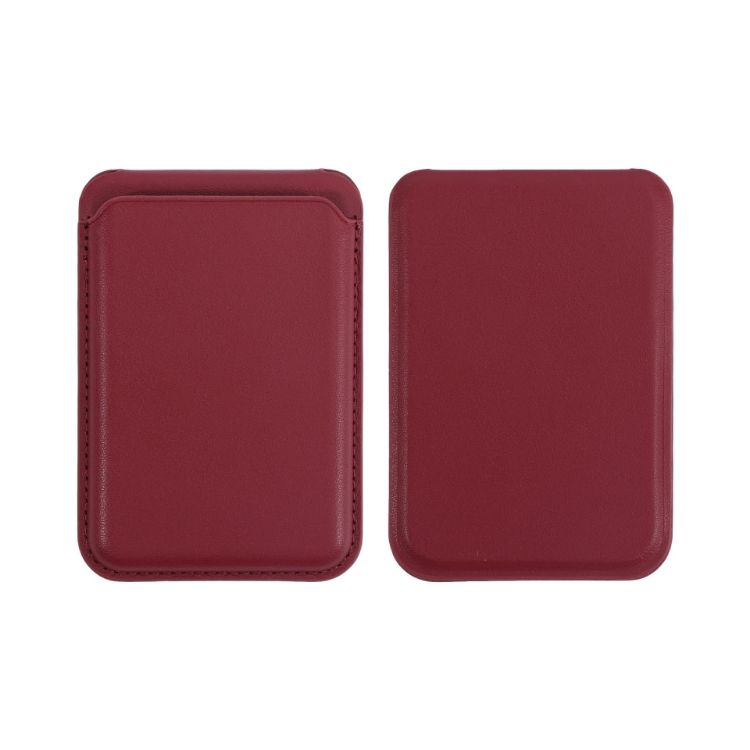 Picture of PU Foldable Magnetic Card Holder with Phone Stand