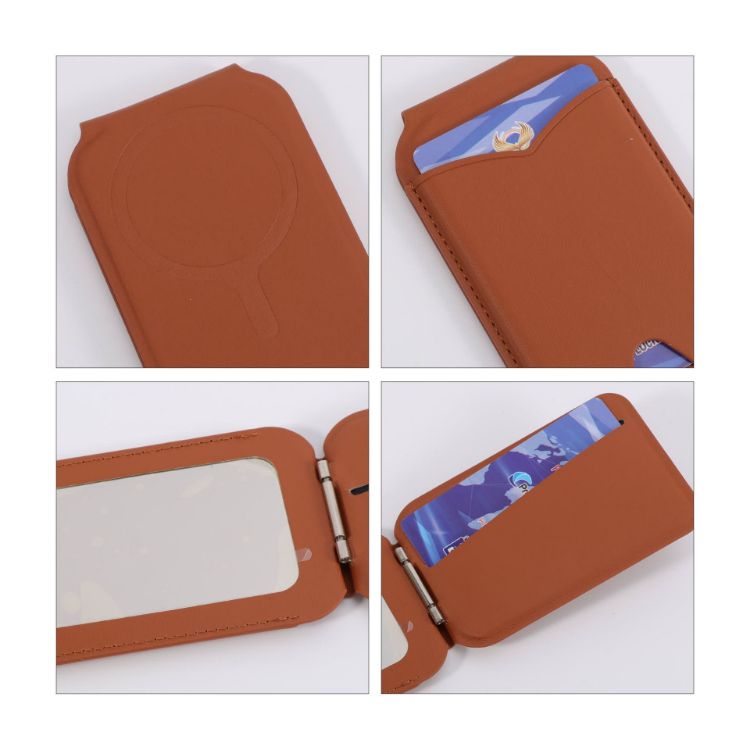 Picture of PU Magnetic Card Holder with Mirror