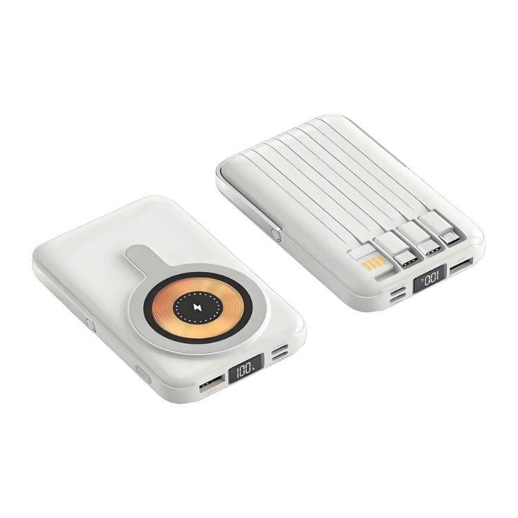 Picture of 10000mAh 6 in 1 Magnetic Wireless  Power Bank