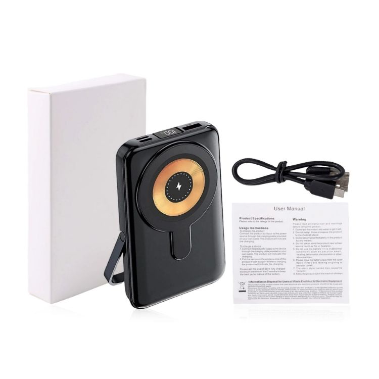 Picture of 10000mAh 6 in 1 Magnetic Wireless  Power Bank