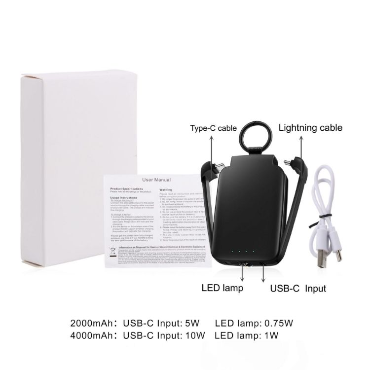 Picture of Mini Power Bank with Flashlight