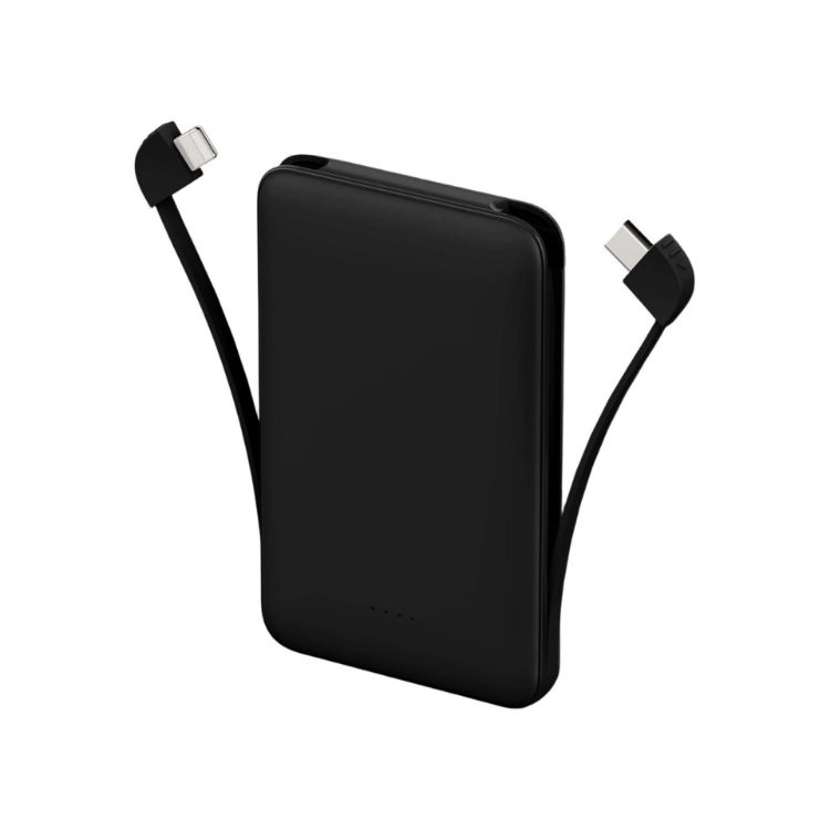 Picture of 5000mAh Slim  Power Bank with Charging Cable