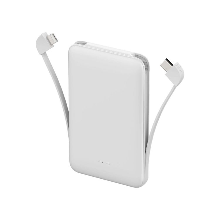 Picture of 5000mAh Slim  Power Bank with Charging Cable