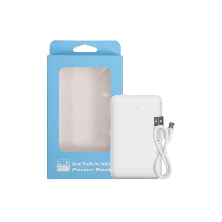 Picture of 5000mAh Slim  Power Bank with Charging Cable