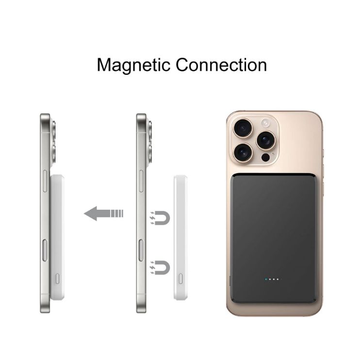 Picture of 5000mAh Magnetic Wireless  Power Bank