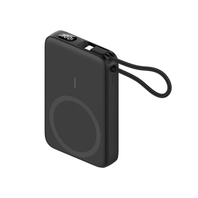Picture of 10000mAh Magnetic Wireless  Power Bank with Charging Cable