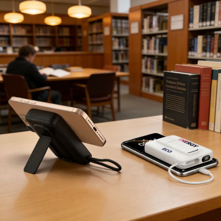 Picture of 10000mAh Magnetic Wireless  Power Bank with Charging Cable