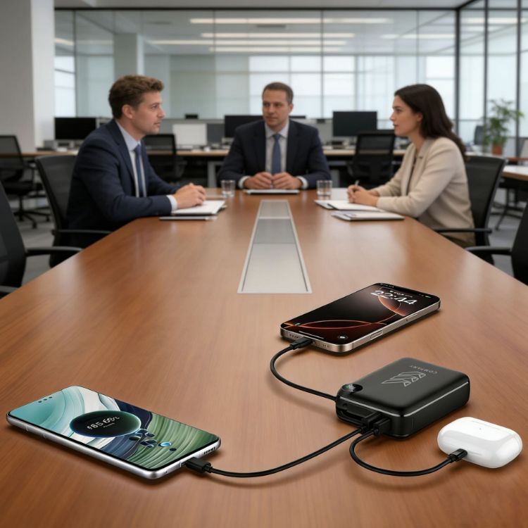 Picture of 10000mAh Power Bank with Charging Cable