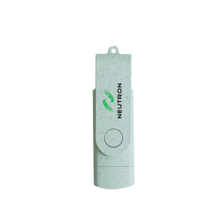 Picture of Double-end Eco Swivel Type C Flash Drive