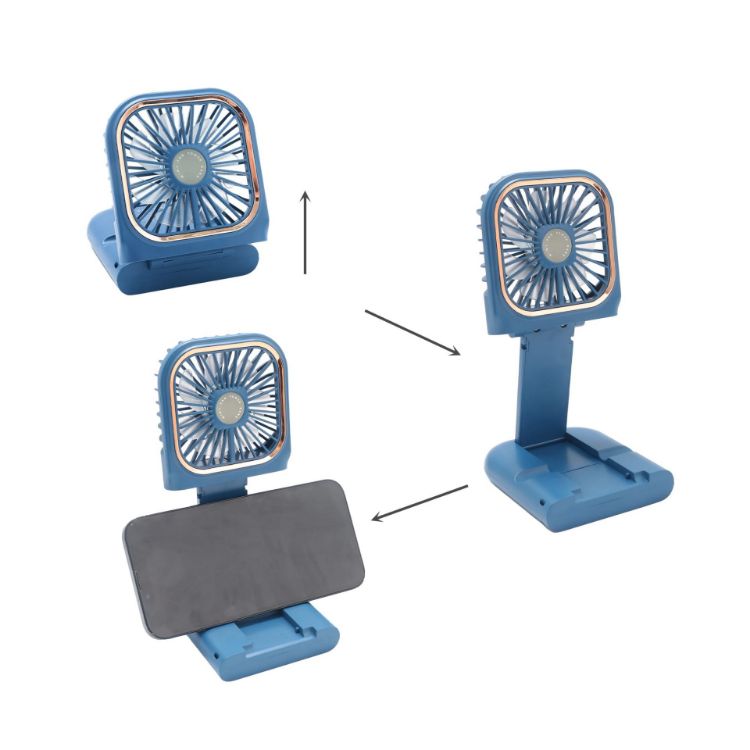 Picture of Folding Neck Fan With Phone Stand