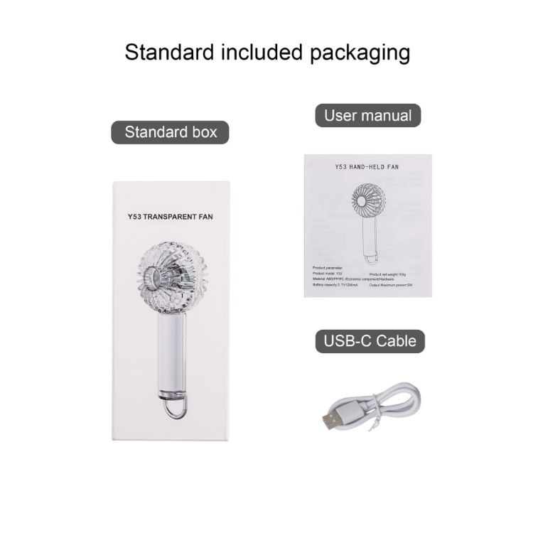 Picture of Transparent Fan with LED Light