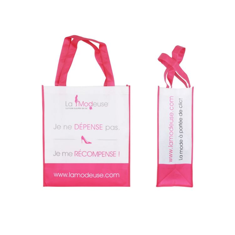 Picture of Full Colour Non Woven Bag with Large Gusset