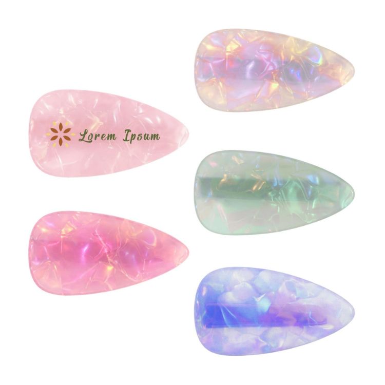 Picture of Teardrop Iridescent Alligator Hair Clip