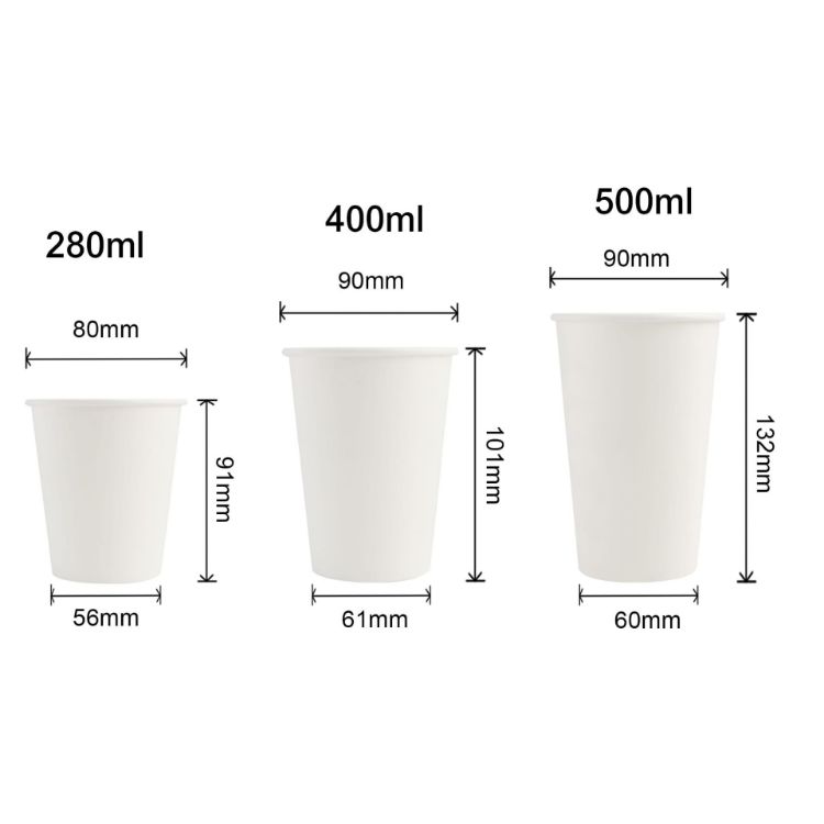 Picture of Custom Disposable Single Wall Paper Cups