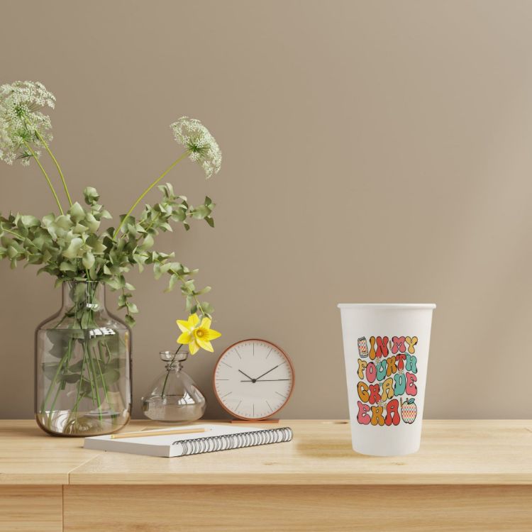 Picture of Custom Disposable Single Wall Paper Cups