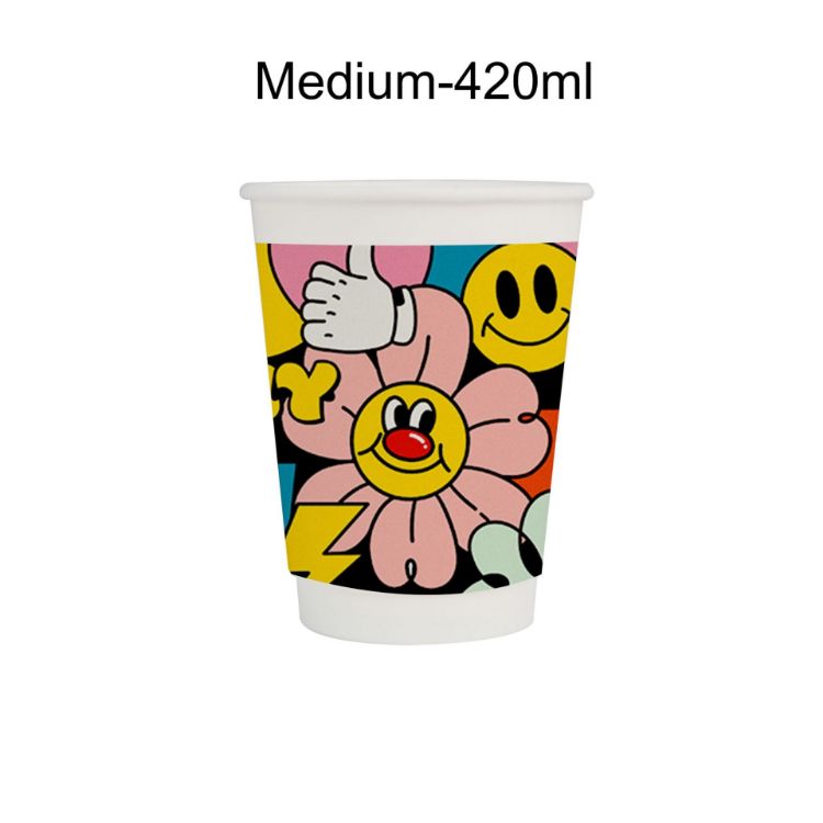 Picture of Custom Disposable Double Wall Paper Cups