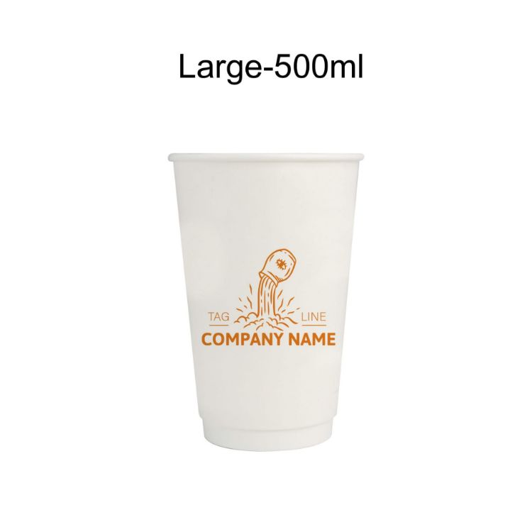 Picture of Custom Disposable Double Wall Paper Cups