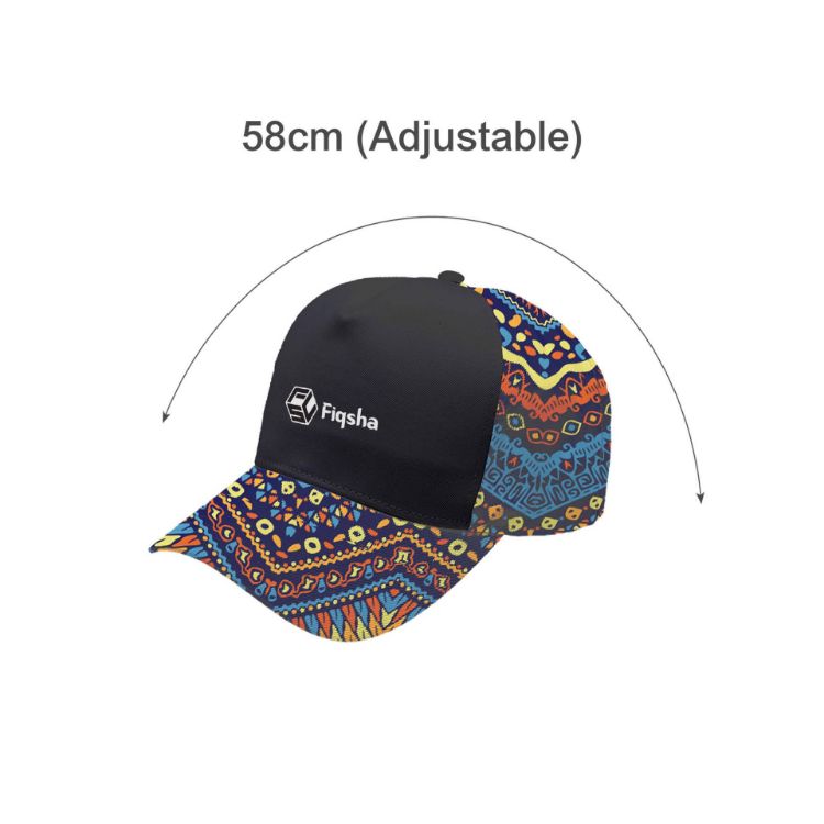 Picture of Full Sublimation 5 Panel Custom Cap