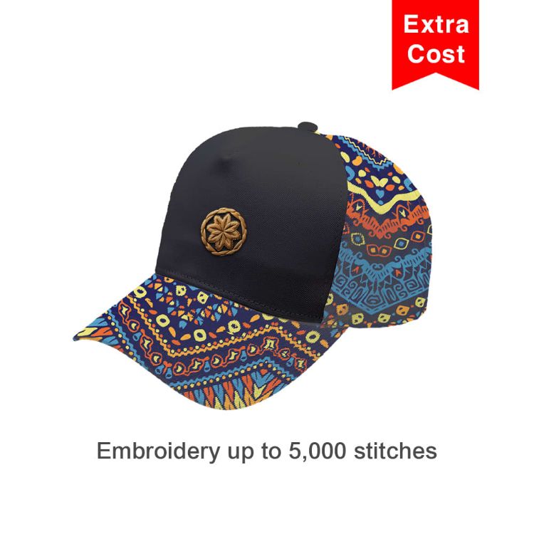 Picture of Full Sublimation 5 Panel Custom Cap