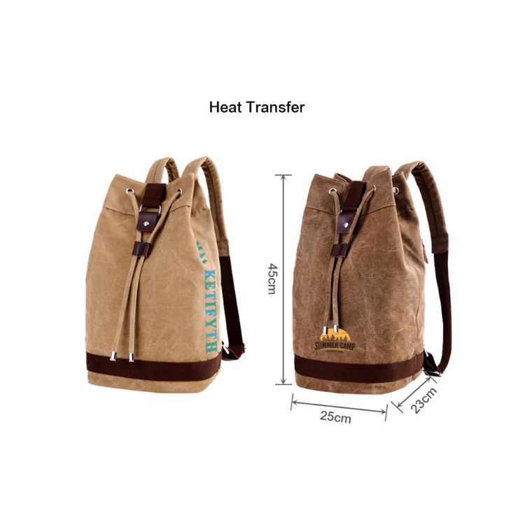 Picture of Canvas Bucket Backpack