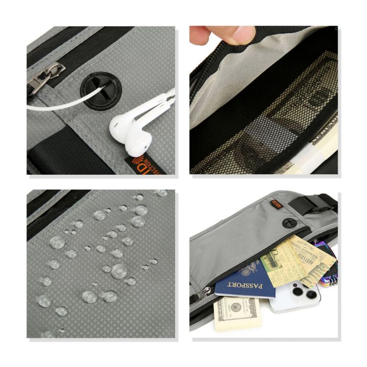 Picture of Undercover Waist Bag With RFID Blocking