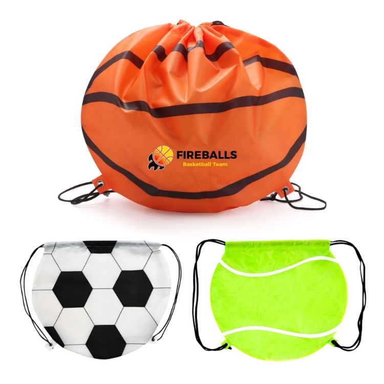 Picture of Ball Shaped Drawstring Backpack