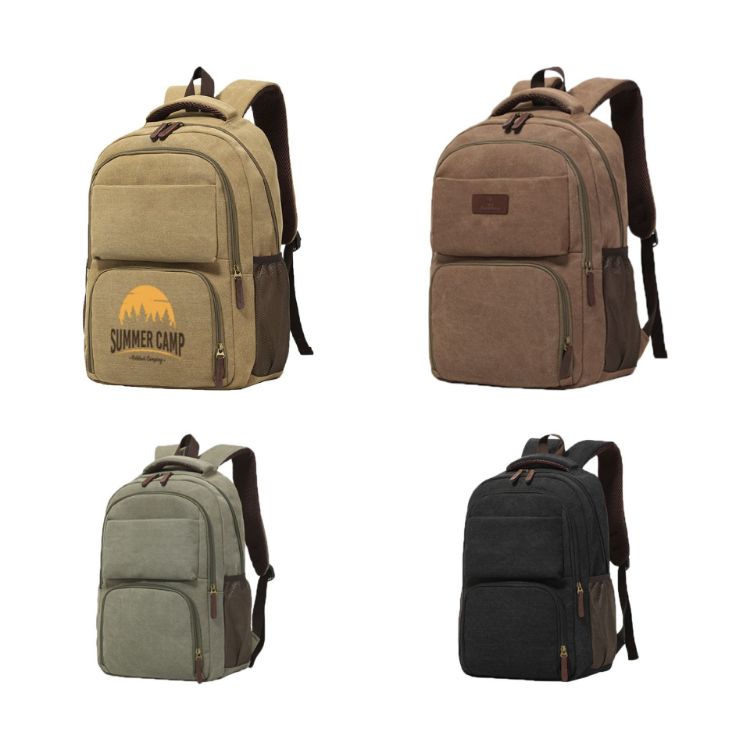 Picture of Canvas Laptop Backpack