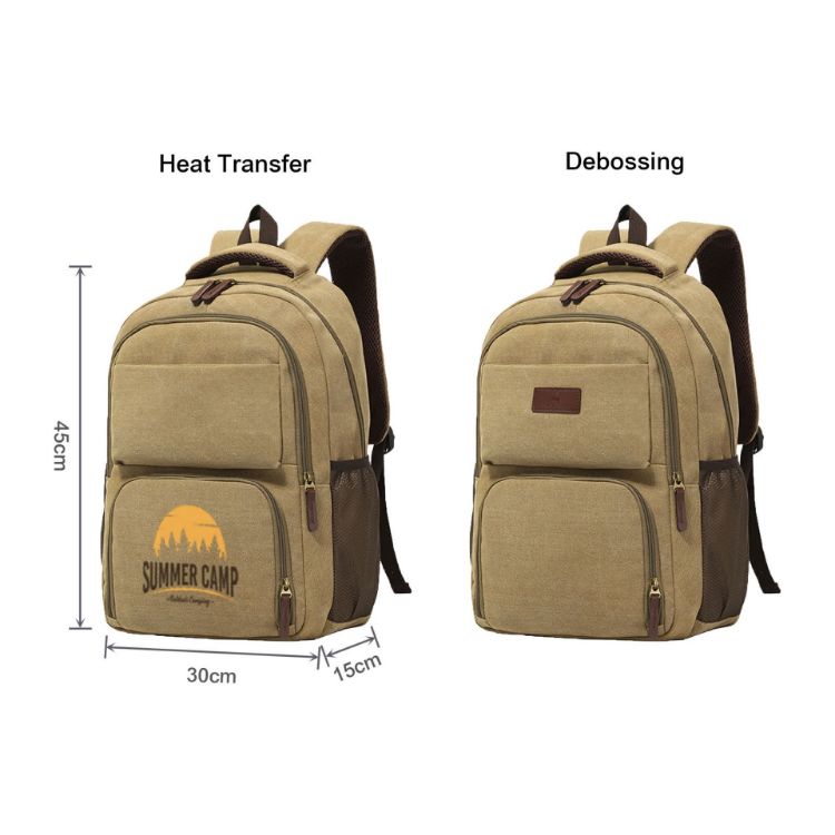 Picture of Canvas Laptop Backpack