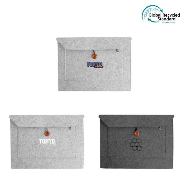 Picture of RPET Custom Felt Laptop Bag
