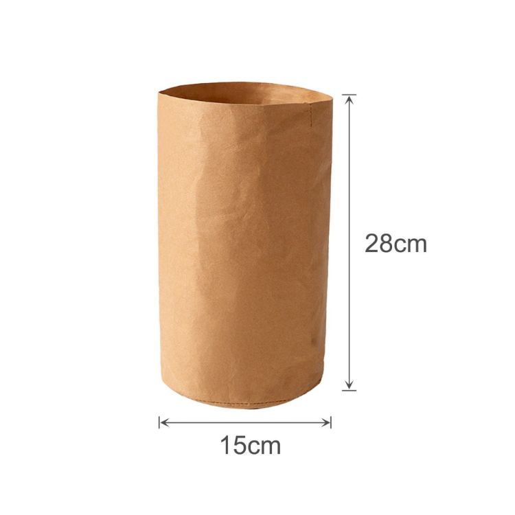 Picture of Large Washable Kraft Paper Bag(Dia 150 x H 280mm)