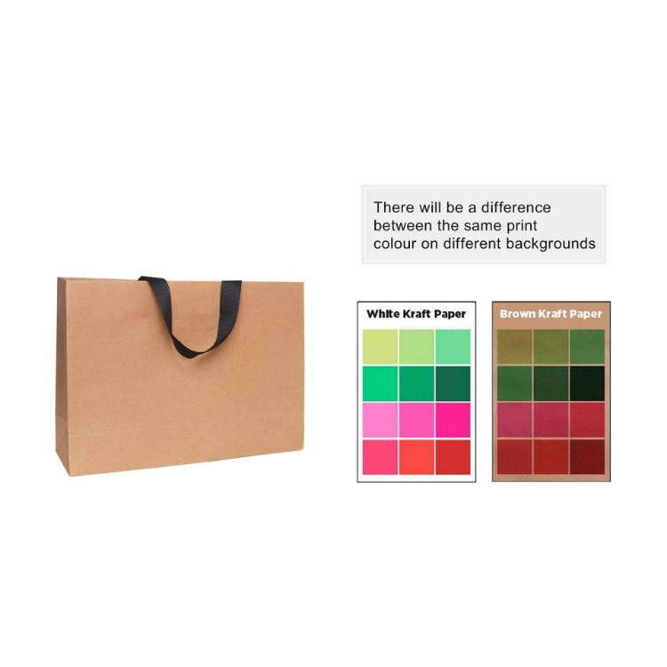 Picture of Medium Paper Bag with Flat Handle(320 x 220 x 100mm)