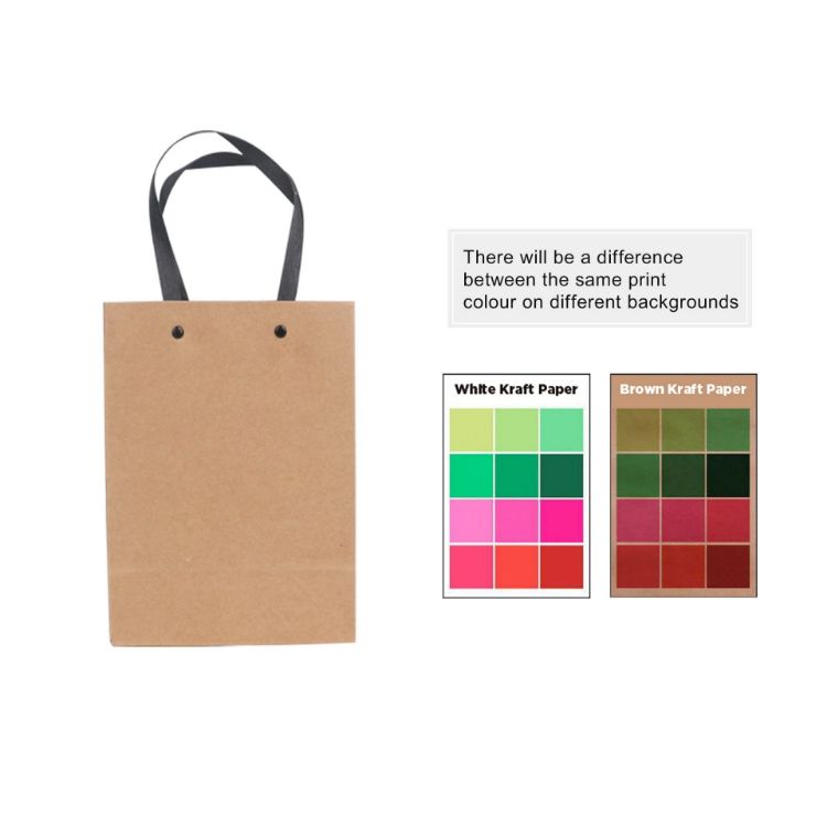 Picture of Small Vertical Paper Bag with Knitted Handle(170 x 220 x 100mm)