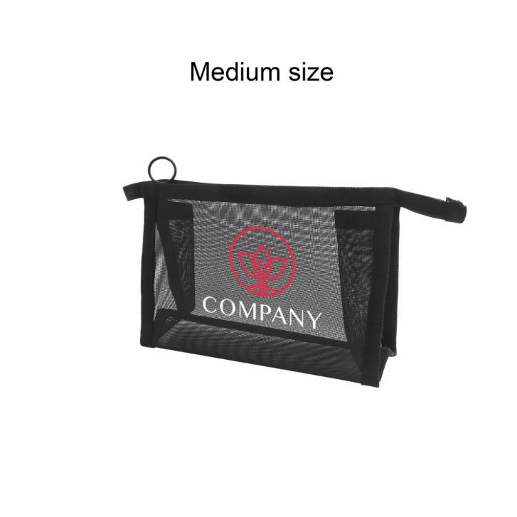 Picture of Nylon Mesh Triangular Cosmetic Bag