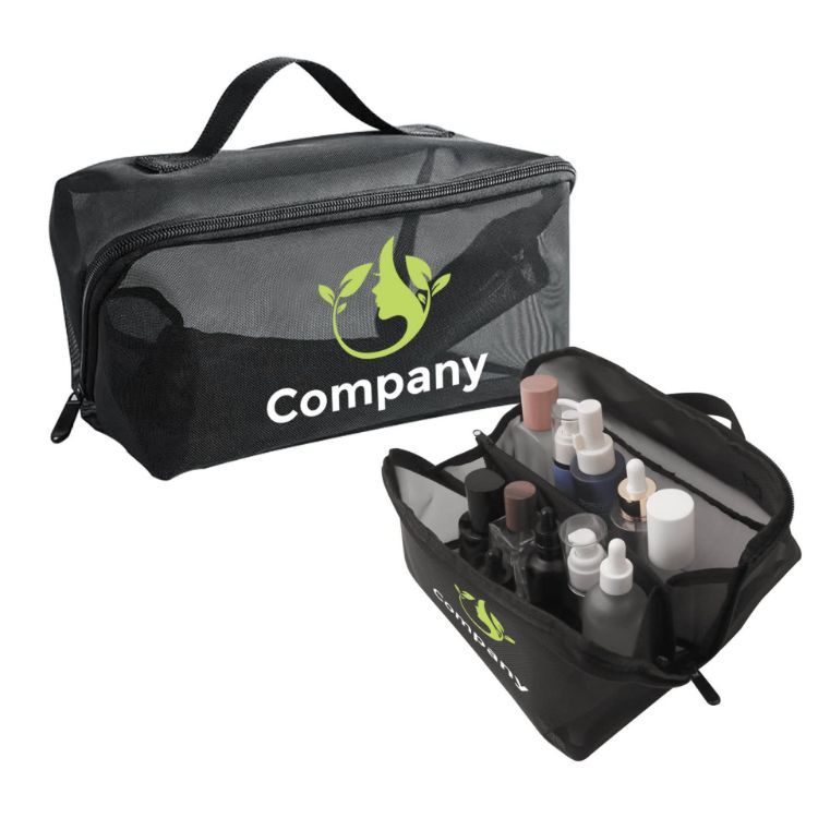 Picture of Large Capacity Nylon Mesh Cosmetic Bag