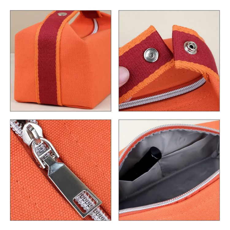 Picture of Portable Canvas Cosmetic Bag