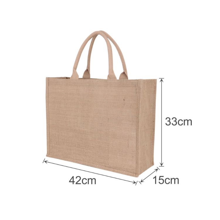 Picture of Natural Jute Tote Bag