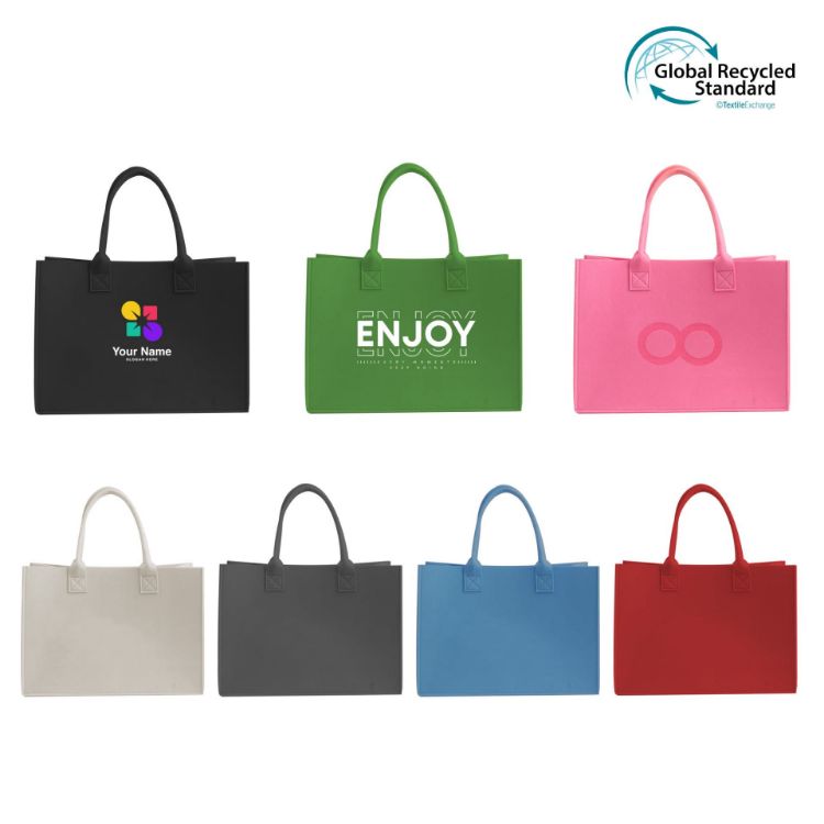 Picture of RPET Customizable Felt Tote Bag