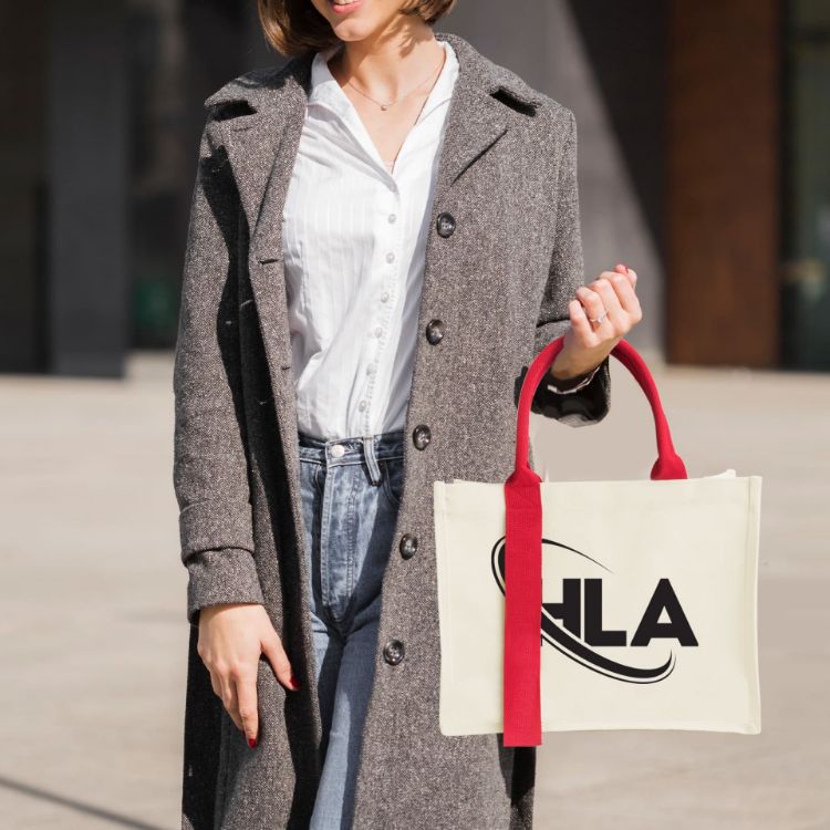 Picture of Horizontal Canvas Tote Bag