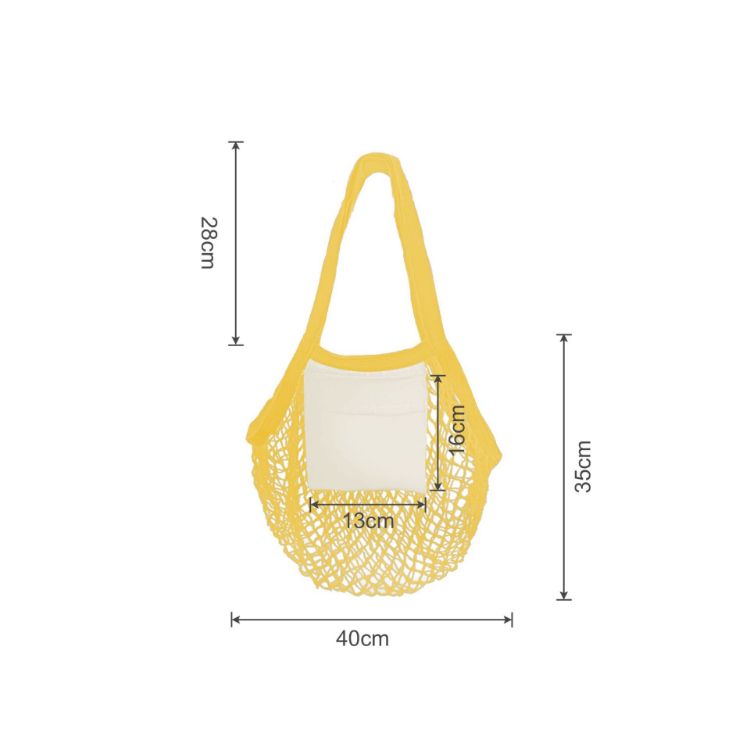 Picture of Mesh Foldaway Cotton Tote bag
