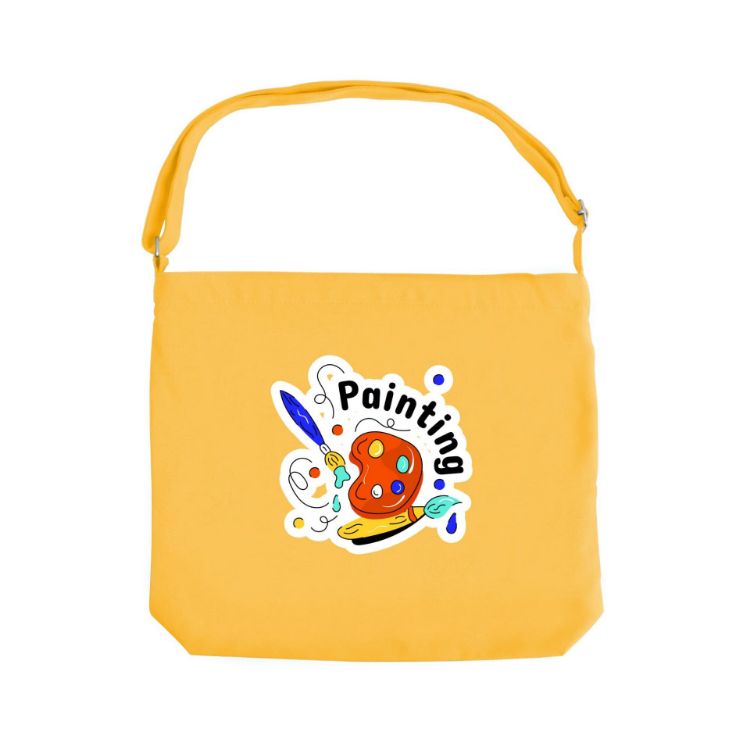 Picture of Canvas Tote Bag with Long Strap