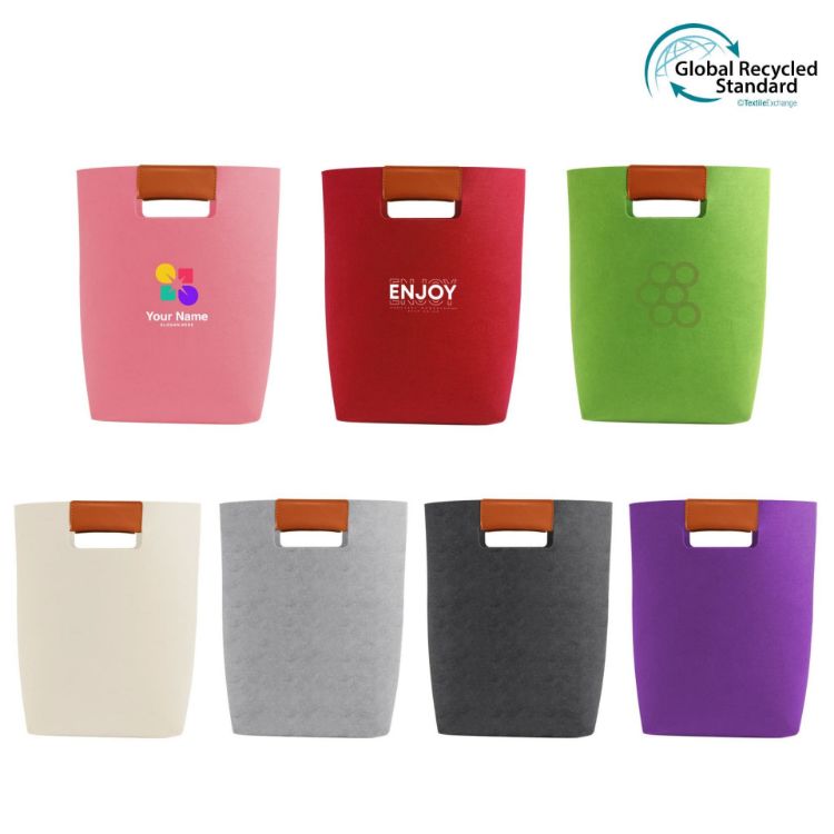 Picture of RPET Elegant Felt Carrying Tote Bag