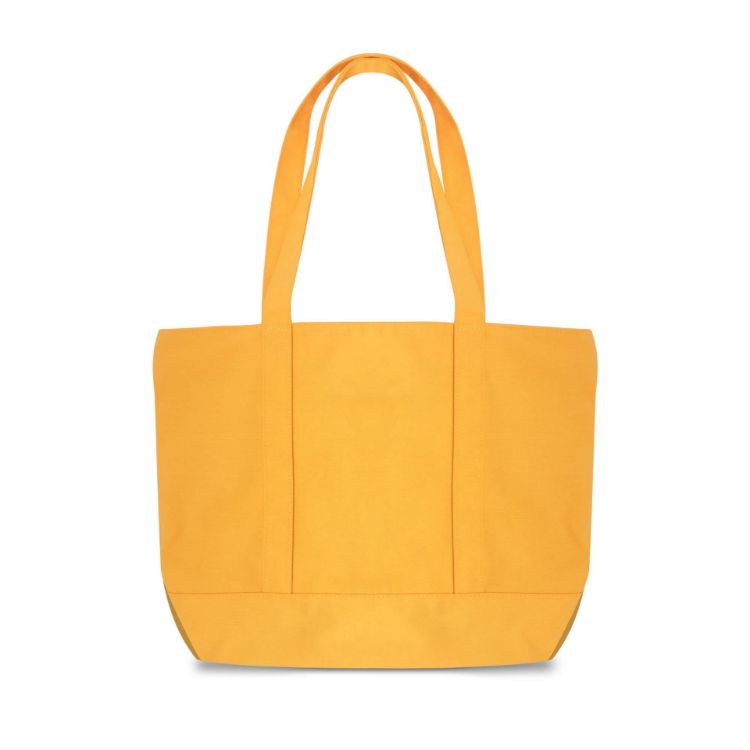 Picture of Canvas Zippered Tote Shoulder Bag