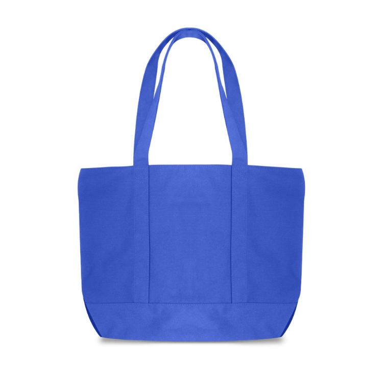 Picture of Canvas Zippered Tote Shoulder Bag