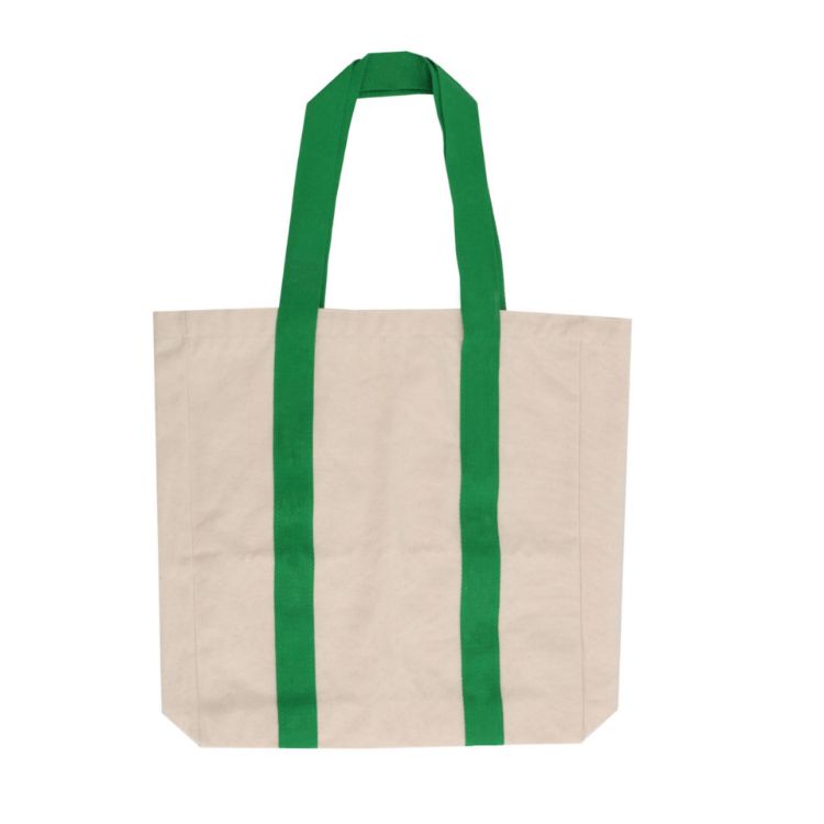 Picture of Custom Woven Handle Tote Bag