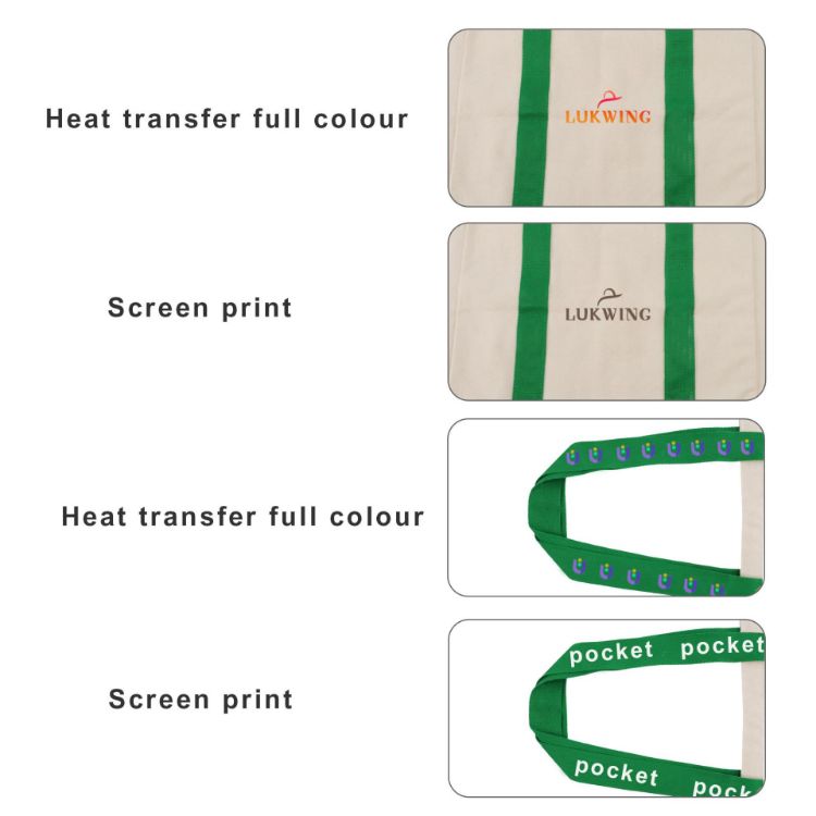 Picture of Custom Woven Handle Tote Bag