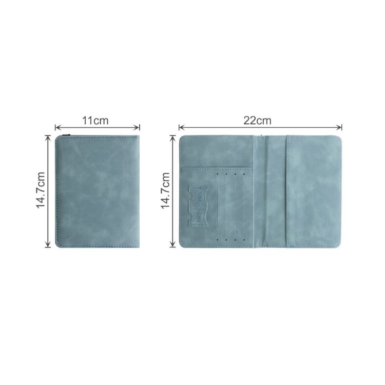 Picture of RFID Multifunctional PU Leather Passport Holder