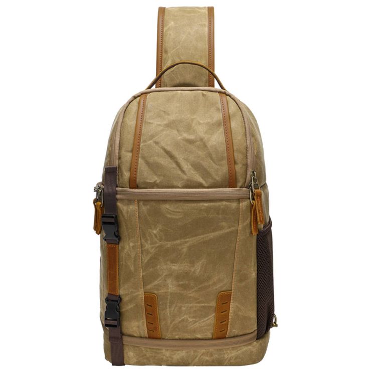 Picture of Waxed Canvas Camera Sling Bag