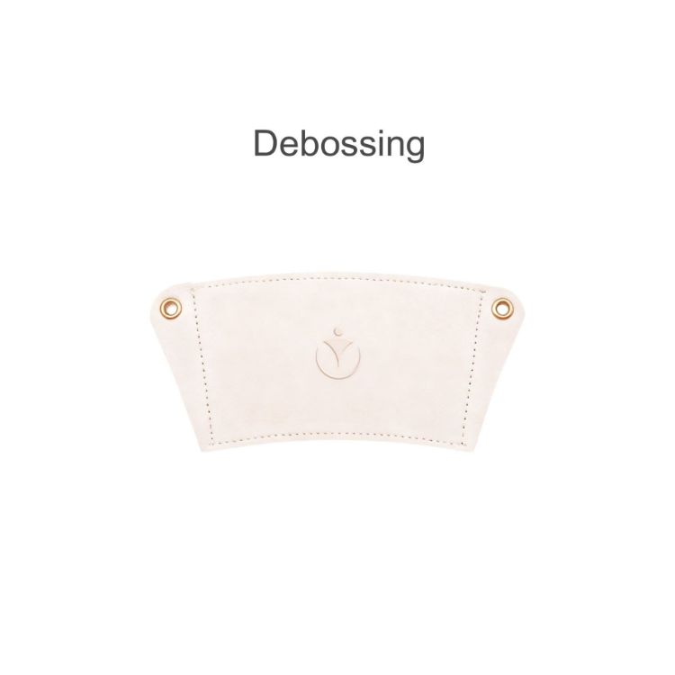 Picture of Leather Water Bottle Holder With Acrylic Strap