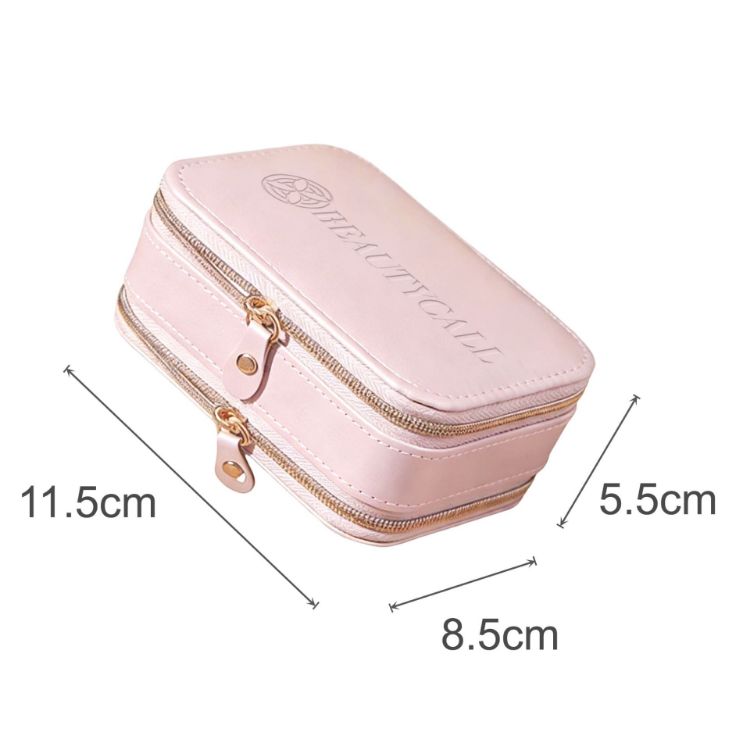 Picture of Fashion PU Leather Jewellery Case with Mirror